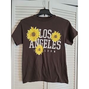 CVLA Cobra Kai Dallas Dupree Young Los Angeles Sunflower Brown Tee MED [792]
